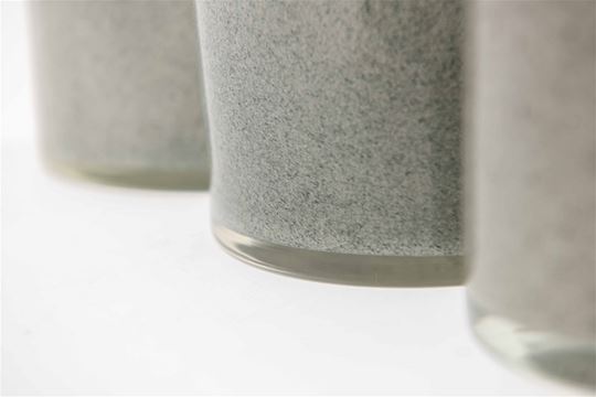 Conic vase new grey
