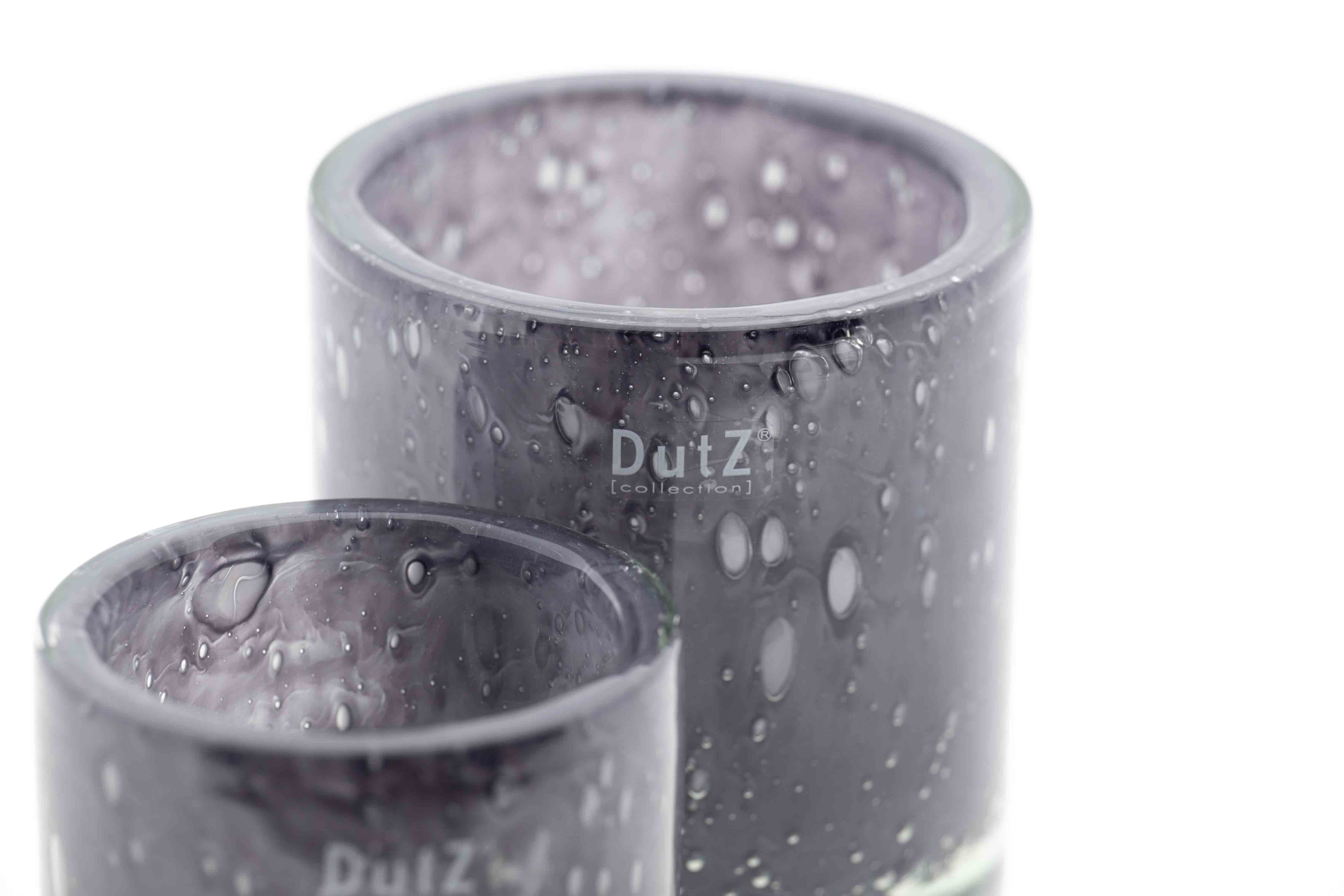 Cylinder old purple bubbles