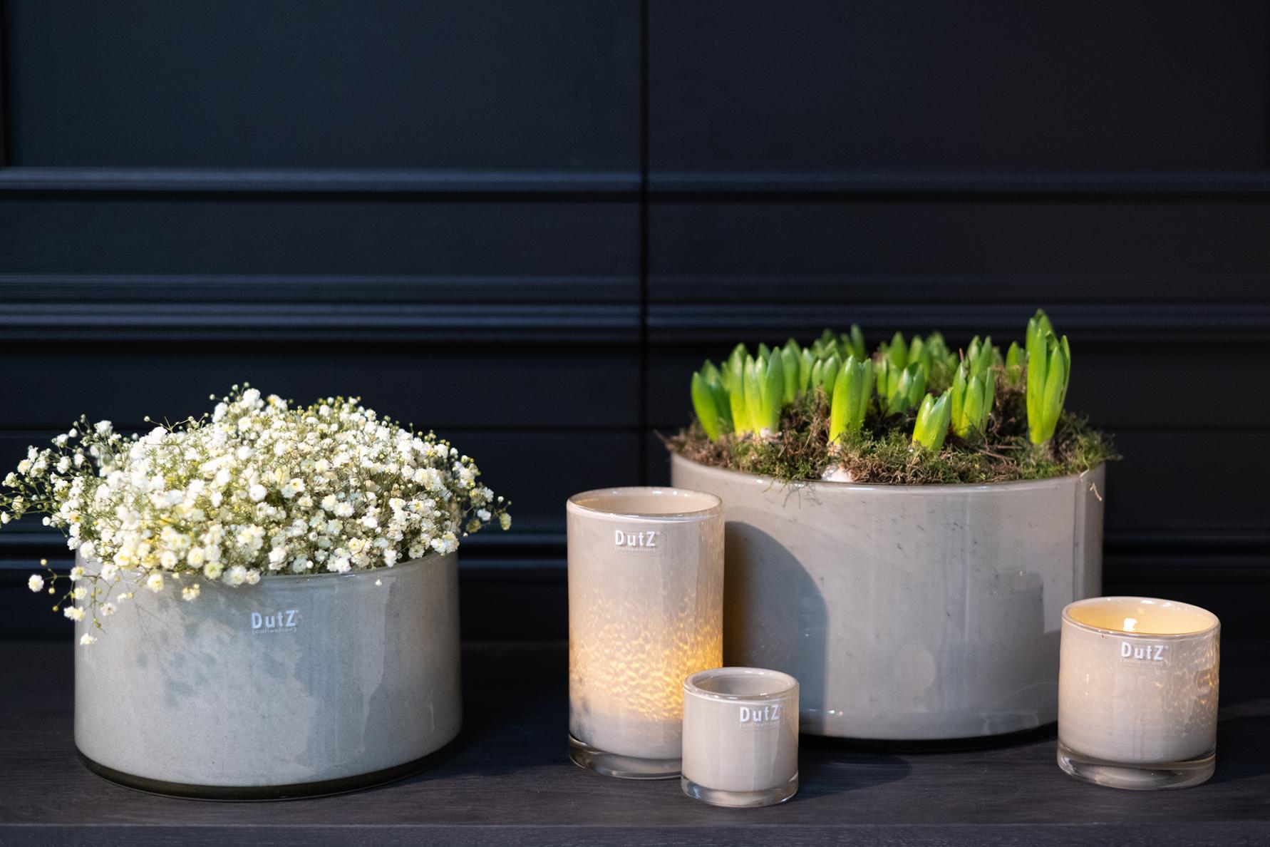 Bowl cylinder taupe