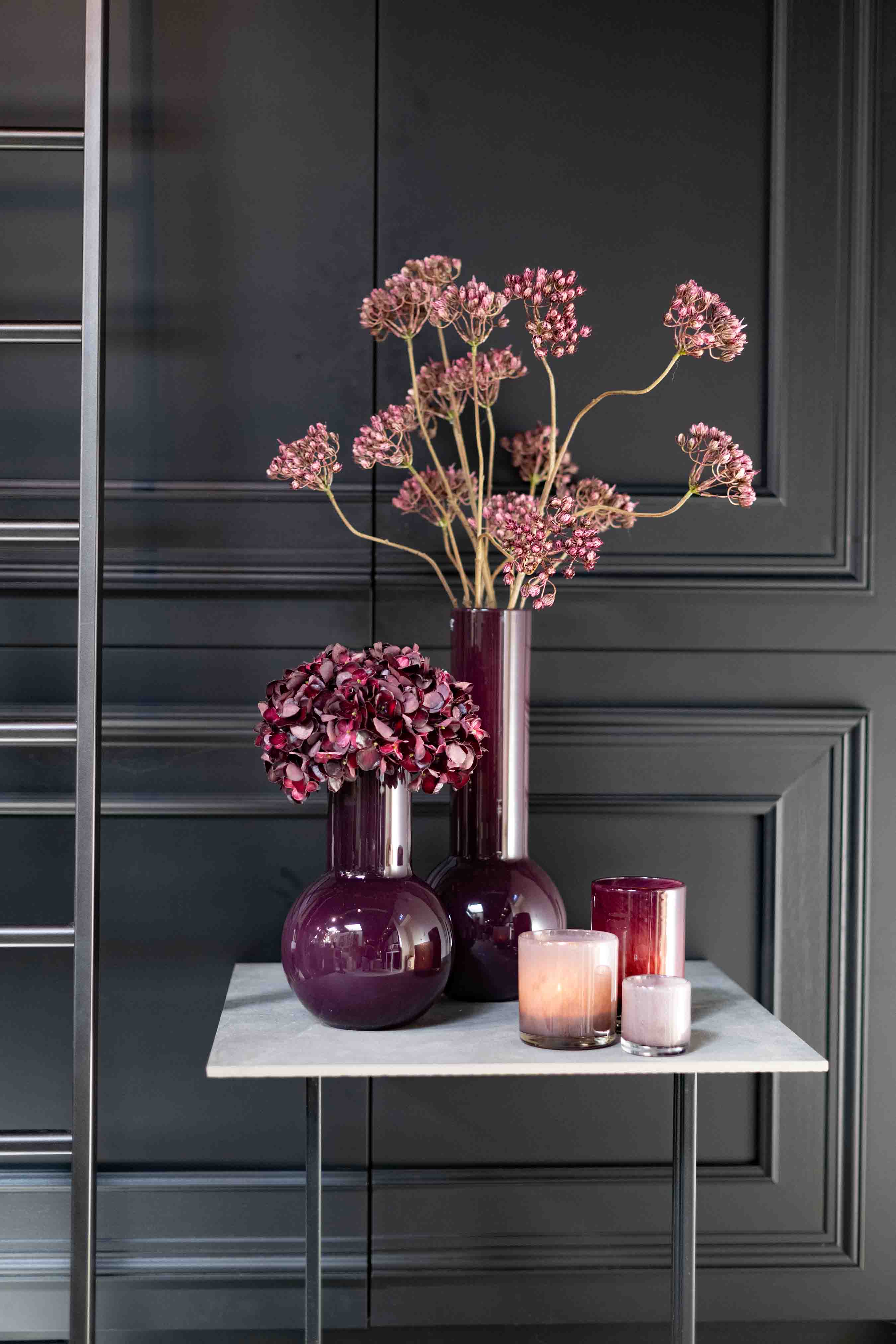 Vase Meryna plum