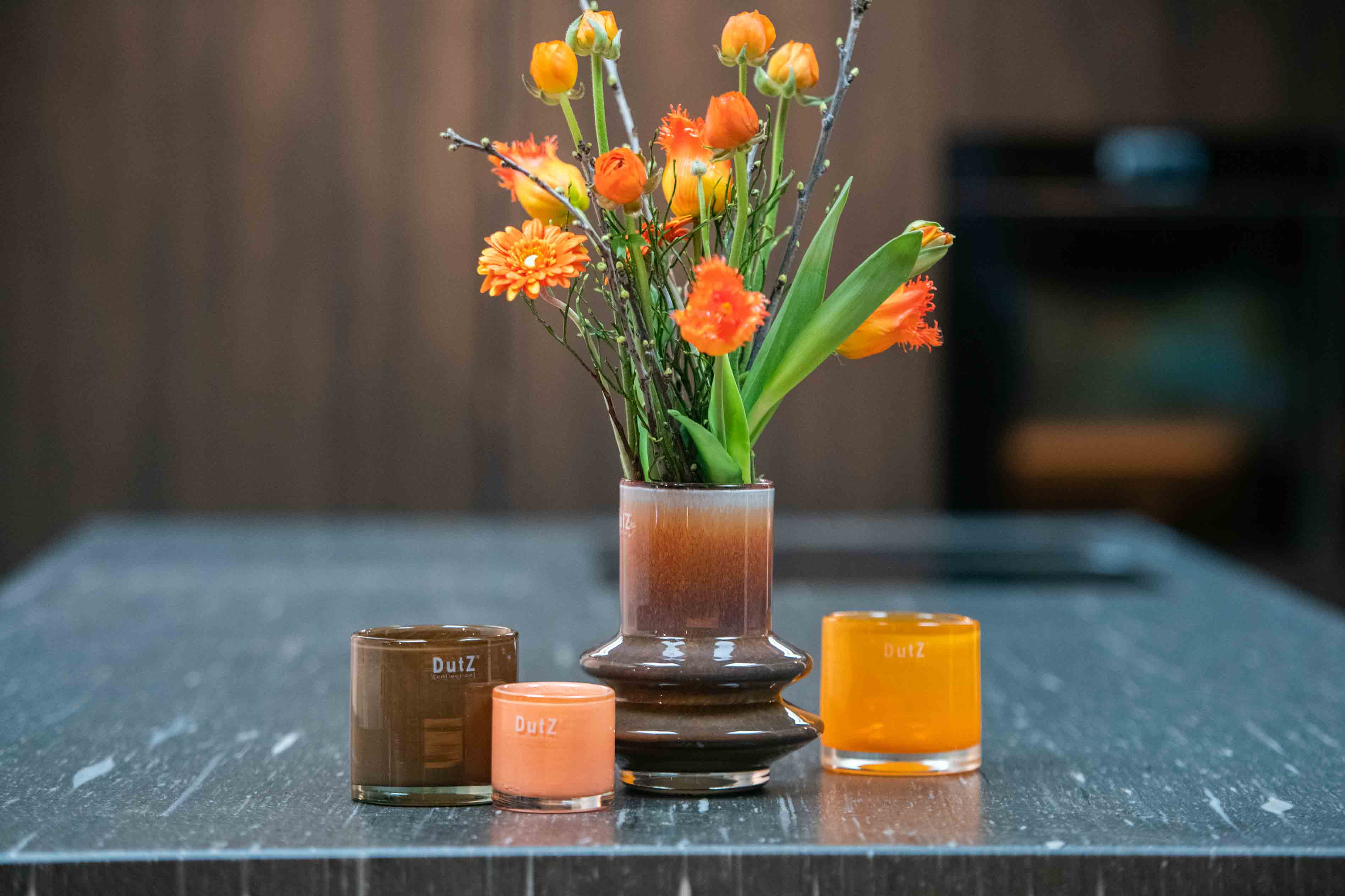 Votive orange