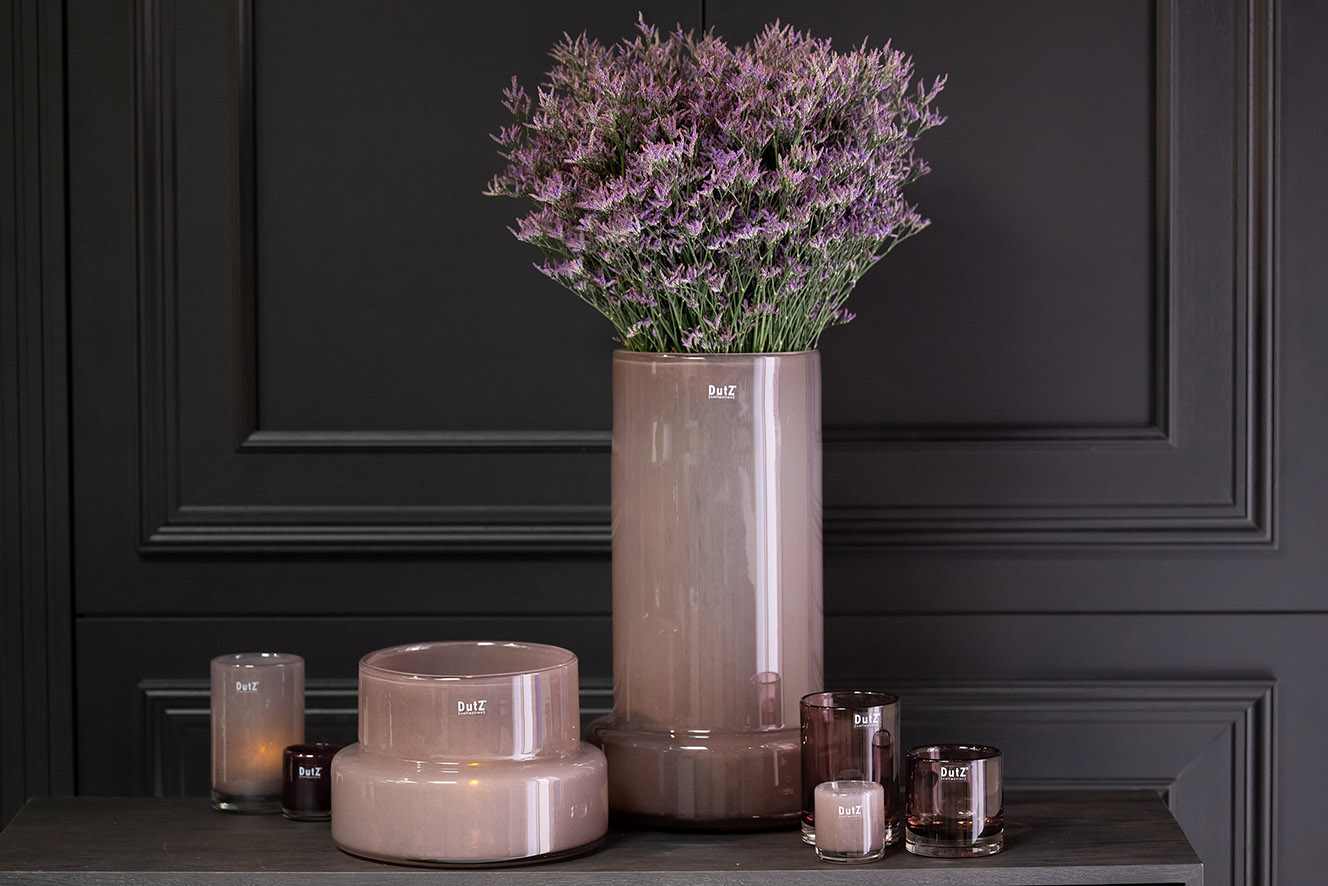 Vase Sharpo wide old purple