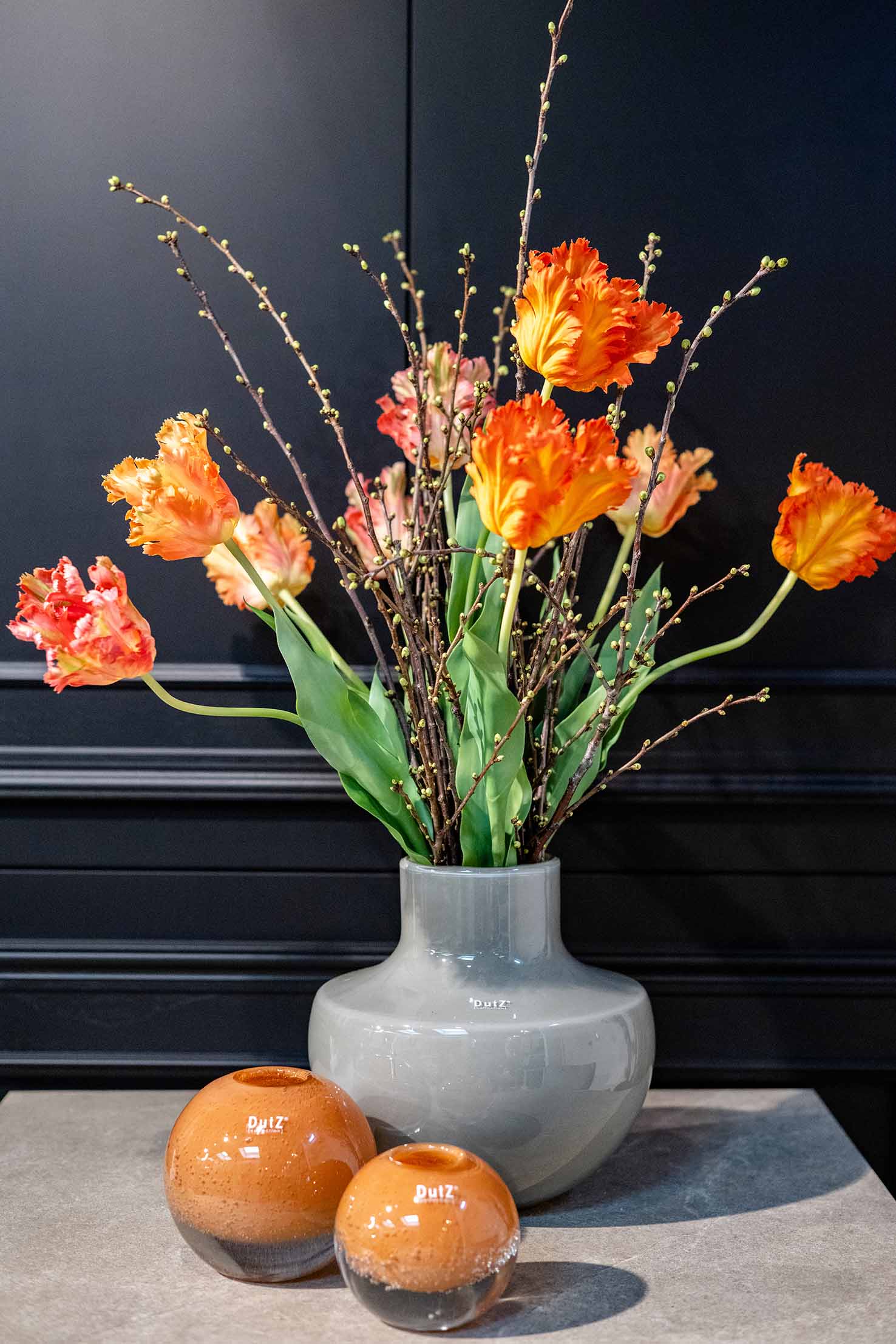 Ballvase Kula gravel