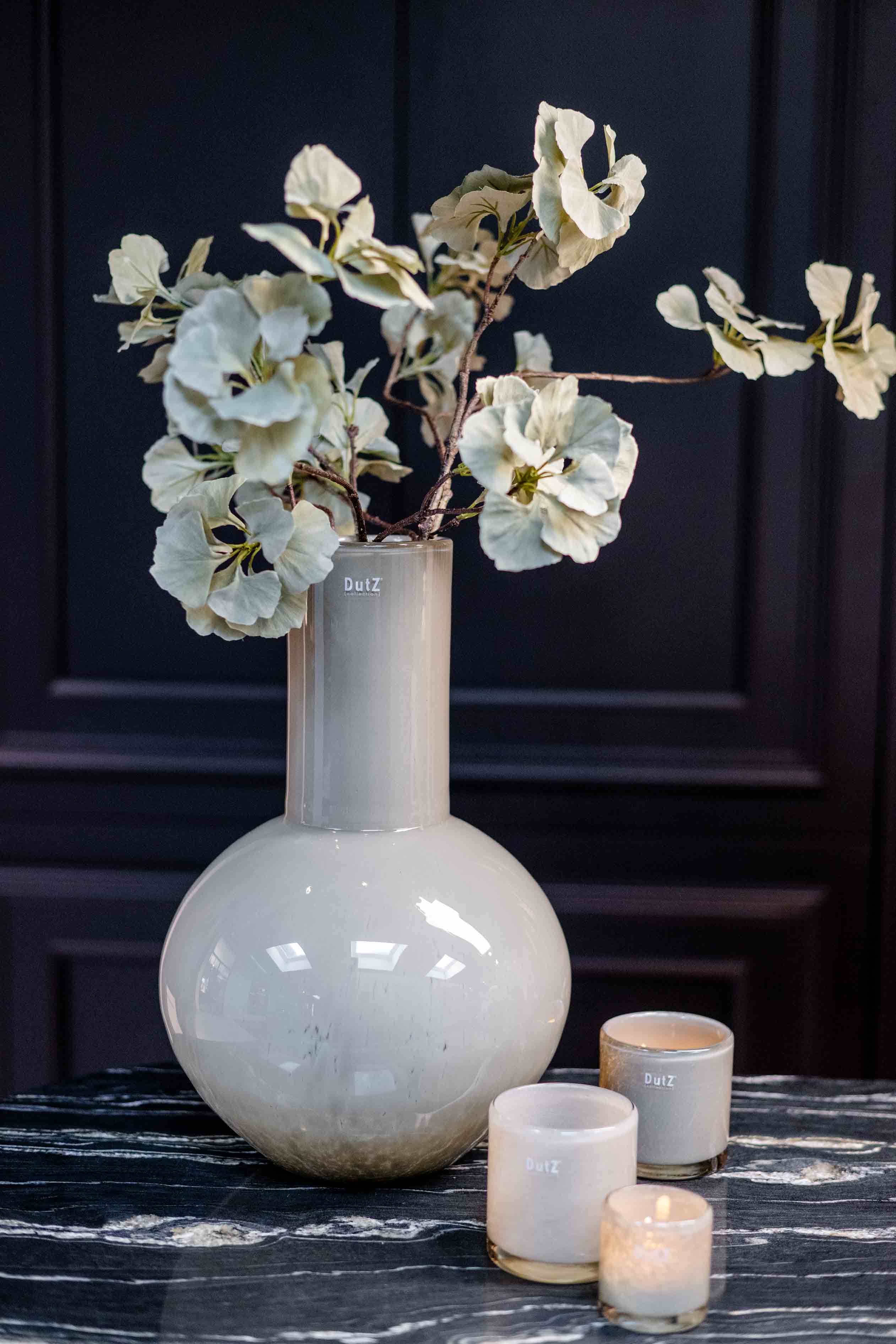 Vase Grando taupe