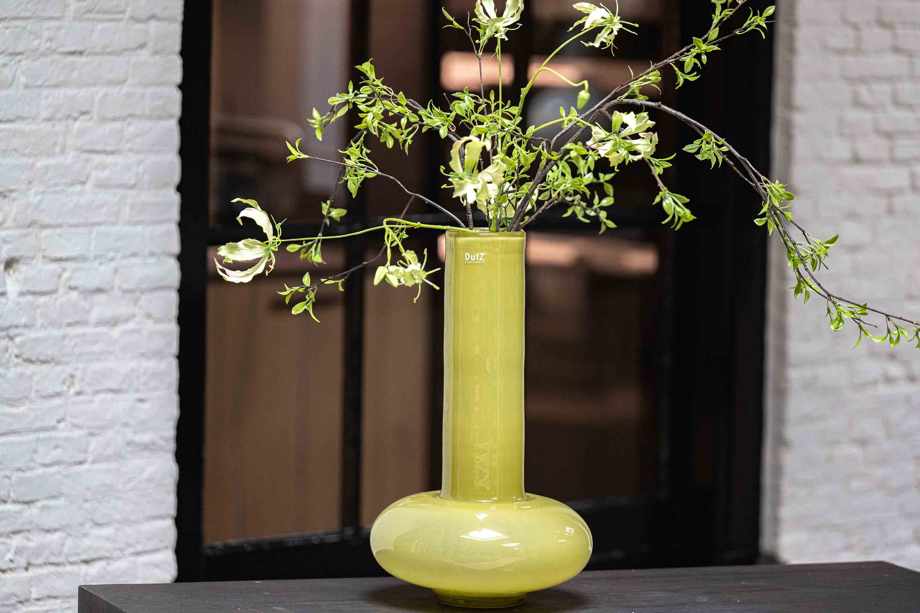 Vase Simone chartreuse