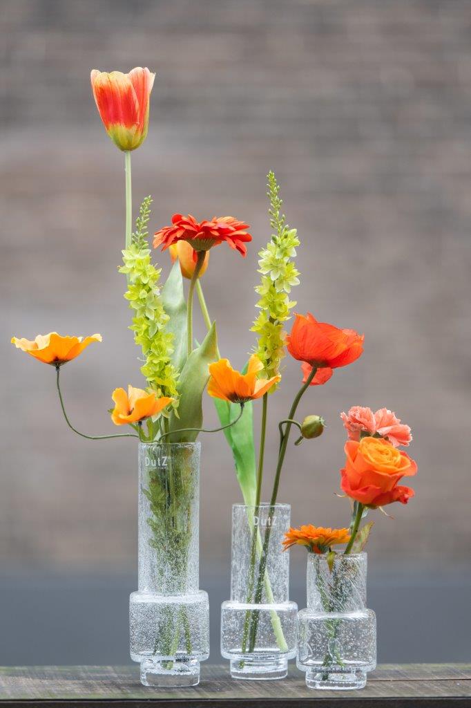 Vase Rona clear bubbles