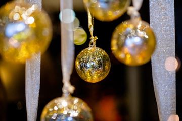 Deco ball gold luster